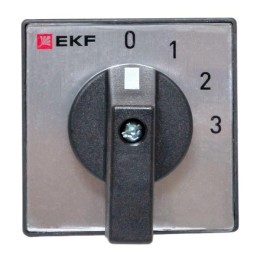 Переключатель кулачковый ПК-1-121 1п 10А "0-1-2-3" EKF pk-1-121-10