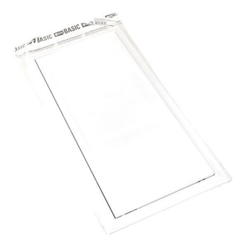 Люк ревизионный 200х400 пластик с нажимным замком Basic EKF lpnz-200x400