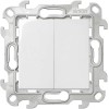 Переключатель 2-кл. 1п 2мод. СП Simon 24 10А IP20 механизм бел. Simon 2410397-030