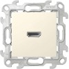 Розетка HDMI 1.4 1-м СП Simon 24 IP20 коннектор механизм сл. кость Simon 2411094-031