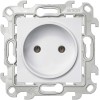 Розетка 1-м СП Simon 24 16А IP20 2P без защ. шторок механизм бел. Simon 2450442-030