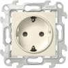 Розетка 1-м СП Simon 24 16А IP20 2P+E Schuko без защ. шторок механизм сл. кость Simon 2450434-031