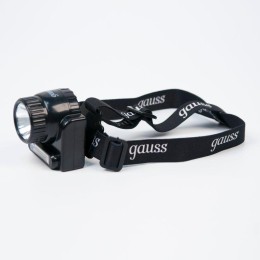 Фонарь налобный аккумуляторный GFL 6Вт 180лм IP42 аккум. Lead acid 800мА.ч GAUSS GF309