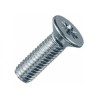 Винт 8х60 с потайной головкой и крестообразным шлицем DIN 965 TDZ EKF wk8x60-TDZ