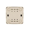 Переключатель проходной 1-кл. 1п ОП Viola 10А IP20 с подсветкой крем. LEZARD 751-0300-114