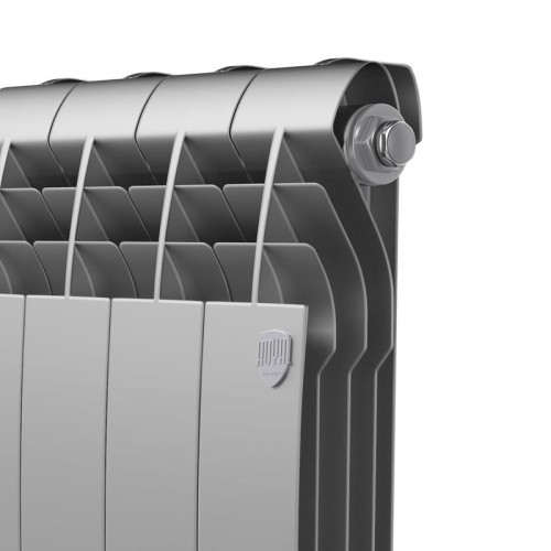 Радиатор биметал. BiLiner 500 Silver Satin 8 секц. RTBSS50008 Royal Thermo НС-1176319