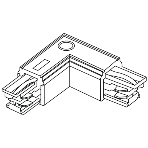 Коннектор TF L-shaped external black СТ 4909001070