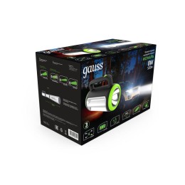 Фонарь-прожектор аккумуляторный GFL 8Вт 500лм IP3X аккум. Lead acid 1500мА.ч диммир. GAUSS GF603