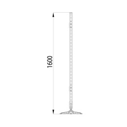 Конструкция опорная для горизонт. прямоугольн. воздуховодов и метал. лотков кабеленесущих систем TEC