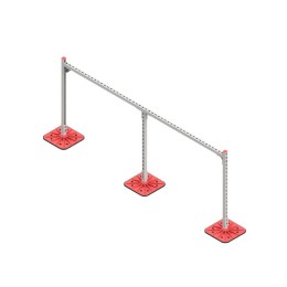 Конструкция опорная для горизонт. прямоугольн. воздуховодов и метал. лотков кабеленесущих систем TEC