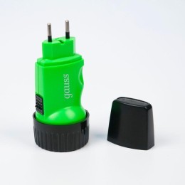 Фонарь ручной аккумуляторный GFL 1Вт 40лм IP33 аккум. NI-MH 250мА.ч GAUSS GF103