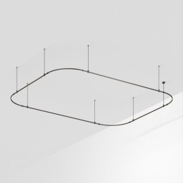 Трек ART-APRIORI-RECTANGLE-SOFT-ROD-800-4500х3500 BK IP20 метал. Arlight 048542