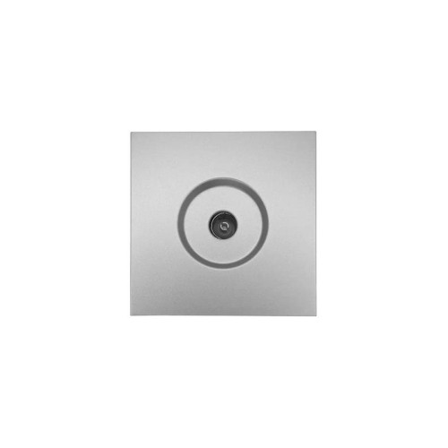 Розетка ТВ оконечная СП ZIMA IP20 сер. матов. LEZARD 704-7488-130