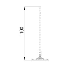 Конструкция опорная для горизонт. прямоугольн. воздуховодов и метал. лотков кабеленесущих систем TEC