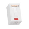 Розетка 1 порт кат.5E (класс D) 100МГц RJ45 (8P8C) FT-TOOL/110/KRONE T568A/B полный экран со шторкой