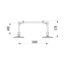 Конструкция опорная для установки оборудования TECHNORAPTOR FOOT 1000х1200 KM-TR-F-SSEI-1000-1200 КМ
