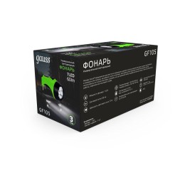 Фонарь ручной аккумуляторный GFL 60лм IP33 аккум. Lead acid 700мА.ч GAUSS GF105