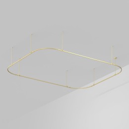 Трек ART-APRIORI-RECTANGLE-SOFT-ROD-800-4500х3500 GD IP20 метал. Arlight 054517