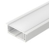 Профиль с экраном SL-LINIA88-F-2500 WHITE+OPAL 2.5м алюм. Arlight 021373