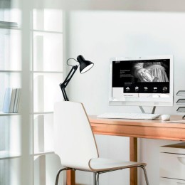 Светильник GTL 60Вт E27 струбцина и основание черн. GAUSS GT0022