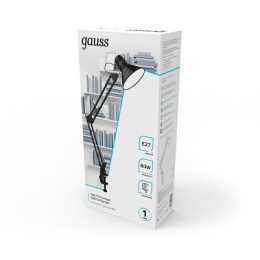 Светильник GTL 60Вт E27 струбцина черн. GAUSS GT0012