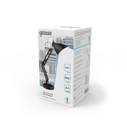 Светильник GTL 60Вт E27 струбцина и основание черн. GAUSS GT0032