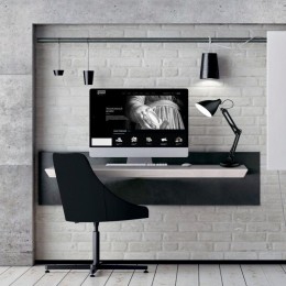 Светильник GTL 60Вт E27 струбцина и основание черн. GAUSS GT0032