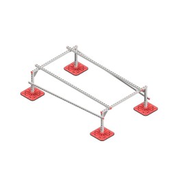 Конструкция опорная для установки оборудования TECHNORAPTOR FOOT 1200х2000 тип 1 KM-TR-F-SSEI-1200-2