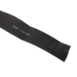 Трубка термоусадочная ТУТ нг 50/25 черн. (уп.50м) EKF tut-50-b