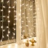 Гирлянда светодиодная "Светодиодный Дождь" 1.5х1.5м 144LED тепл. бел. 12Вт 220-240В IP20 свечение с