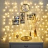 Гирлянда светодиодная "Светодиодный Дождь" 1.5х1.5м 144LED тепл. бел. 12Вт 220-240В IP20 свечение с