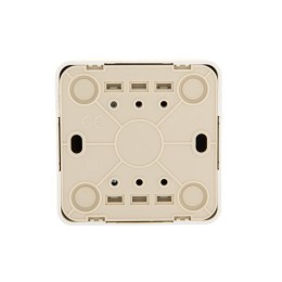 Выключатель 1-кл. 1п ОП Viola 10А IP20 беленый дуб LEZARD 751-5200-100