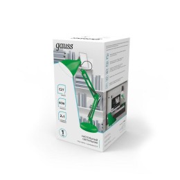 Светильник GTL 60Вт E27 струбцина и основание зел. GAUSS GT0033