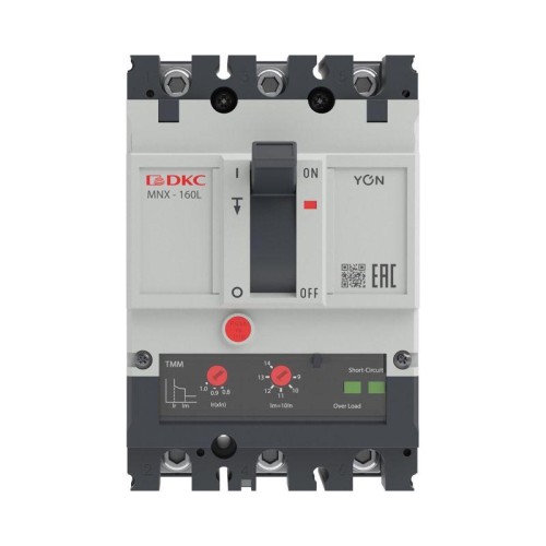 Выключатель автоматический 3P 160А 70кА pro MNX160L при AC415V расцепитель TMM YON MNX160L3PTMM0160