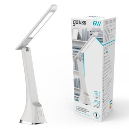 Светильник светодиодный настольный GTL 6Вт 4000К 380лм 5В диммир. черн. GAUSS GT2031
