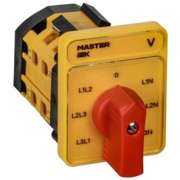 Переключатель кулачковый 10А (сх. 66) стандартная рукоятка IEK MI-CS10-010-066