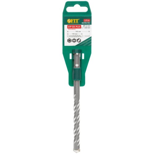 Бур по бетону SDS PLUS с двойн. резьбой 12х160мм FIT 32916