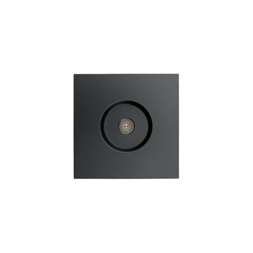 Розетка ТВ оконечная СП ZIMA IP20 черн. бархат LEZARD 704-4288-130