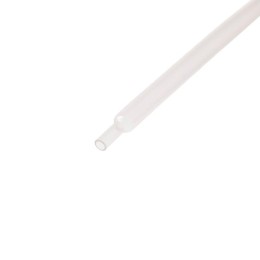 Трубка термоусадочная 5.0/2.5 1м Н-1 (горючая) прозр. Rexant 20-5009