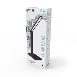 Светильник светодиодный настольный GTL 10Вт 3000-6000К 550лм 5В с USB-разъемом диммир. черн. GAUSS G