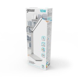 Светильник светодиодный настольный GTL 10Вт 3000-6000К 550лм 5В с USB-разъемом диммир. бел. GAUSS GT