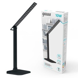 Светильник светодиодный настольный GTL 10Вт 4000К 580лм 5В диммир. черн. GAUSS GT2012