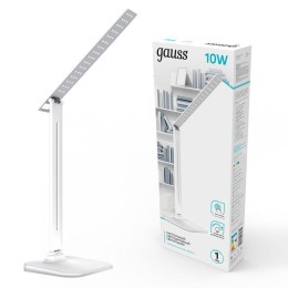 Светильник светодиодный настольный GTL 10Вт 4000К 580лм 5В диммир. бел. GAUSS GT2011