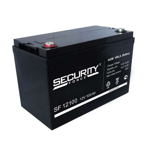 Аккумулятор ОПС 12В 100А.ч SF 12100 Security Force 4614030010007