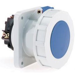 Розетка встраиваемая 32А 3п 2P+PE 6ч 230В IP67 наклонная Bals 1278