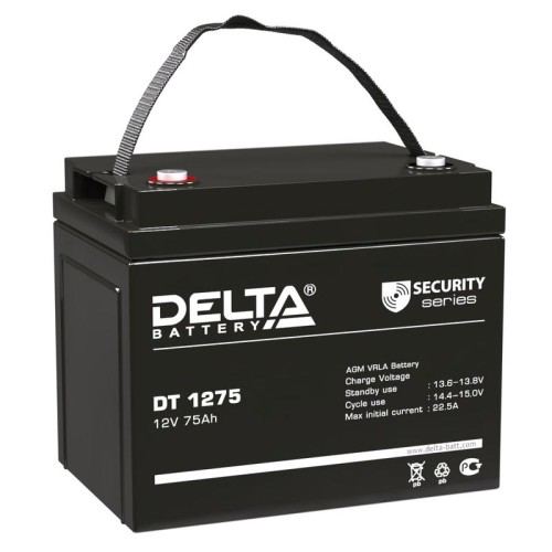 Аккумулятор ОПС 12В 75А.ч DT 1275 Delta 4614010040017
