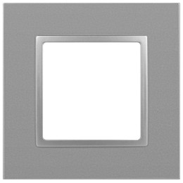 Рамка 1-м Elegance 14-5011-03 Classic алюм. Эра Б0060573