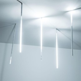 Гирлянда светодиодная ARD-ICEFALL-CLASSIC-D12-500-5PCS-CLEAR-72LED-LIVE WHITE (230В 6Вт) (IP65) Arde