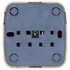 Розетка 1-м ОП Минск 16А IP20 с заземл. свет. дерево EKF EGR16-028-30