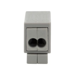 Клемма СМК 224-112 для светильника 2-проводная 1.0-2.5/0.5-2.5кв.мм бел. (уп.5шт) Rexant 07-2411-5